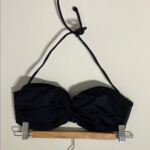 Victoria's Secret Other - Victoria Secret Black Halter Bandeau Bikini Top